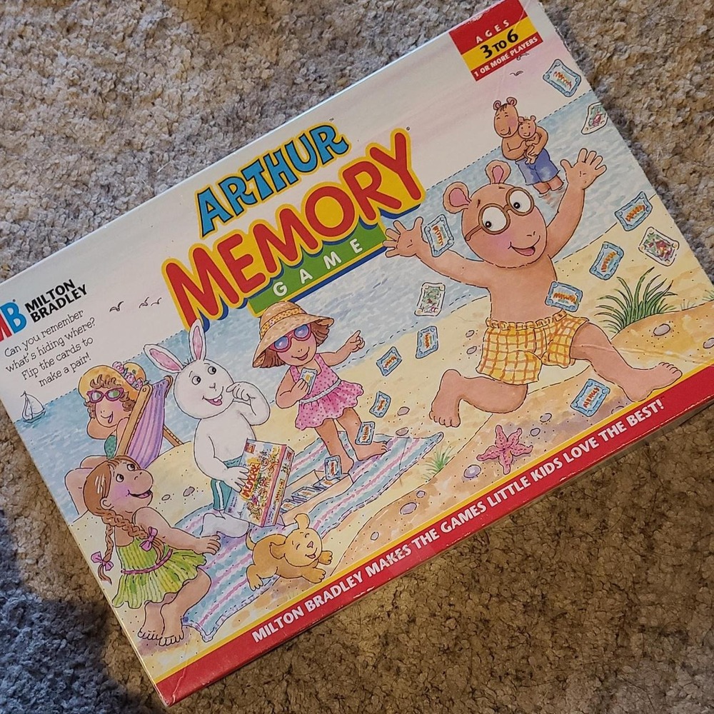 Vintage Arthur Memory Match Game COMPLETE